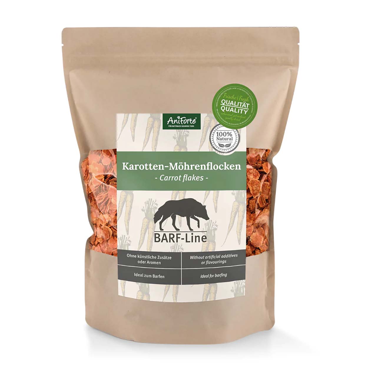 AniForte BARF-Line Karotten-Möhrenflocken 1kg