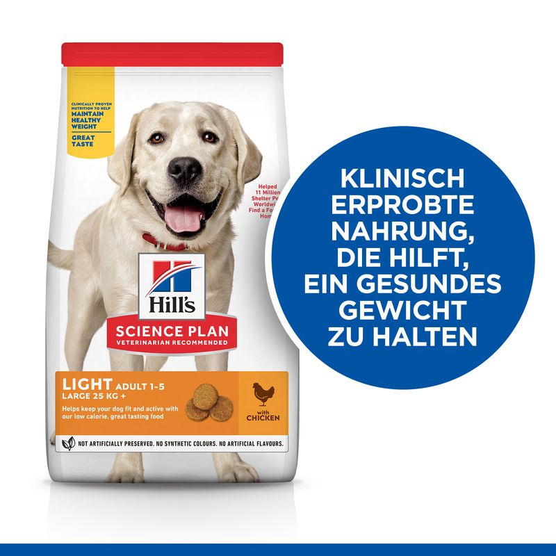 Hills Science Plan Hund Light Large Breed Adult Huhn 14kg