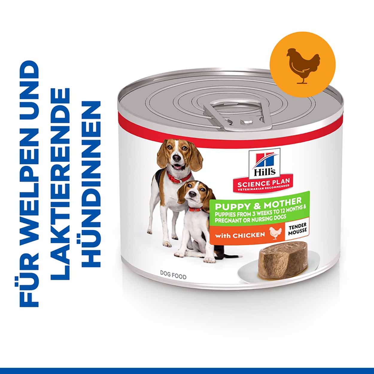 Hills Science Plan Hund Puppy & Mother Tender Mousse Huhn 12x200g