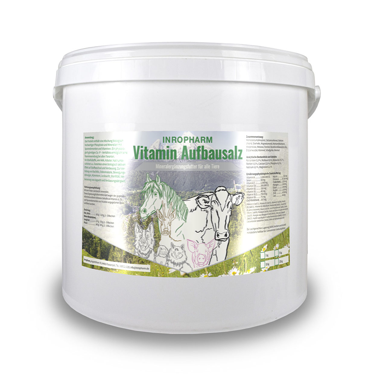 Vitamin Aufbausalz F 10kg Brucheimer