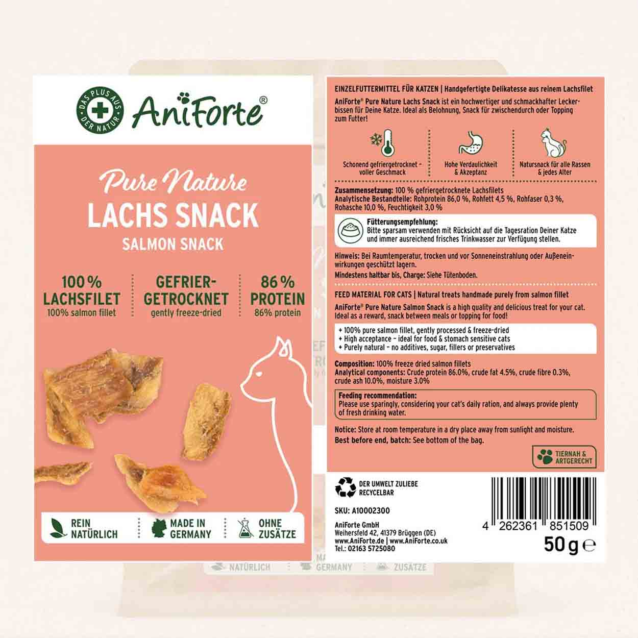 AniForte Lachs Snack 50g