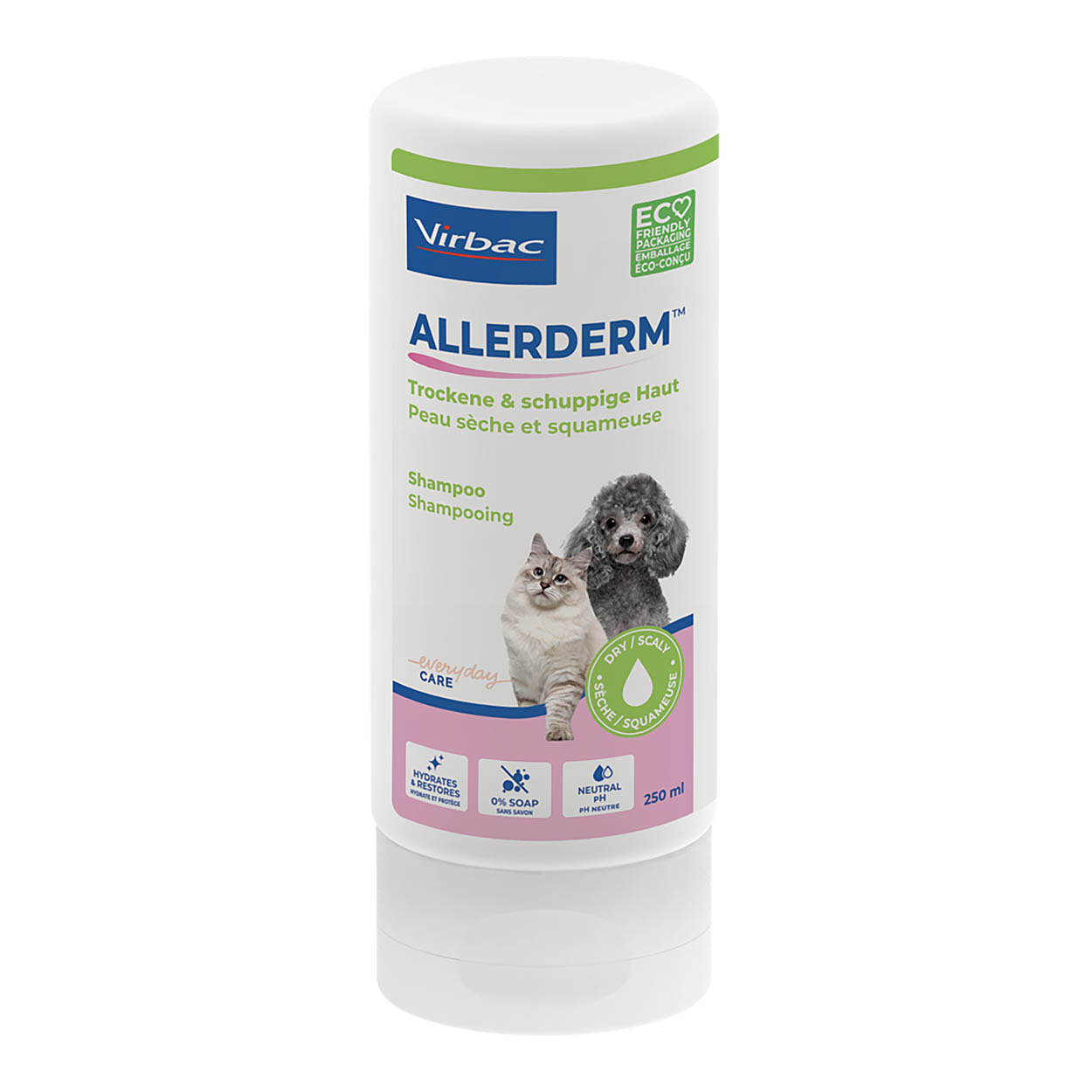 Allerderm trockene schuppige Haut Shampoo 250ml