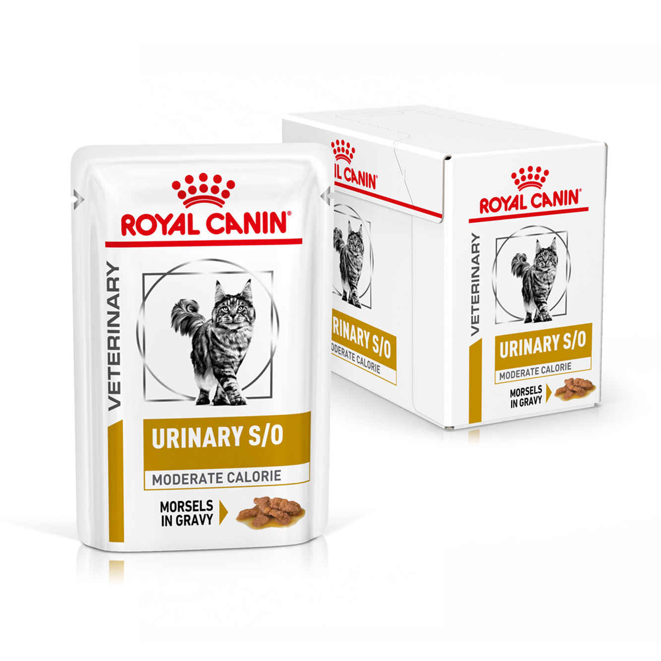 Royal Canin Katze Urinary S/O Moderate Calorie Häppchen in Soße 12x85g