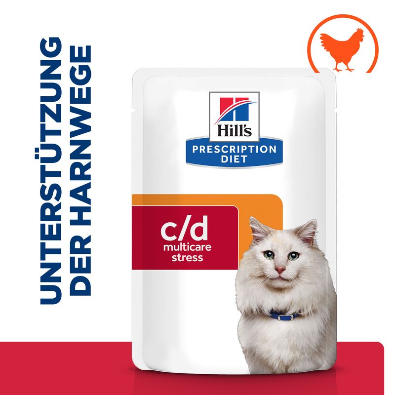 Hills Feline c/d multicare stress Huhn 12x85g