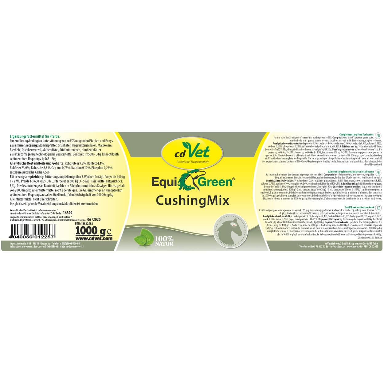 cdVet EquiGreen CushingMix