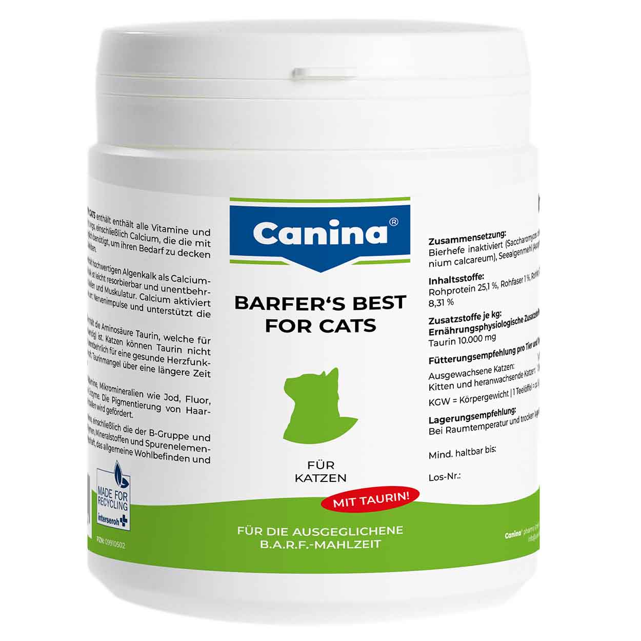 Canina Barfers Best for Cats