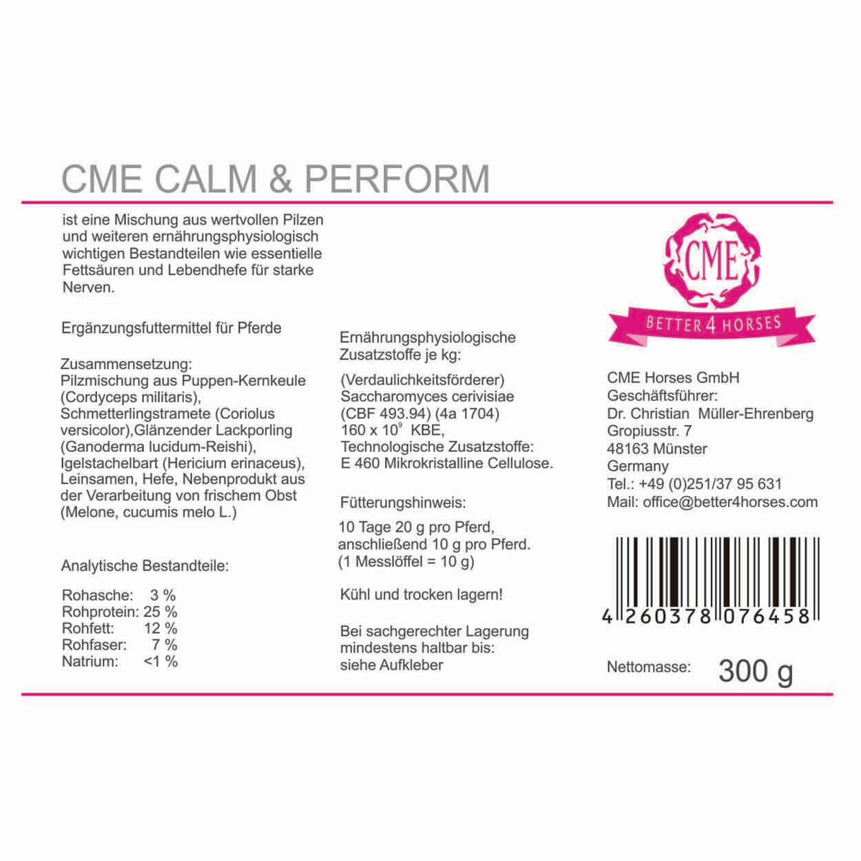 CME Calm Perform 300g