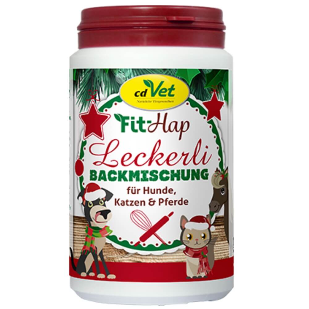 cdVet Fit-Hap Leckerli Weihnachts-Backmischung 180g