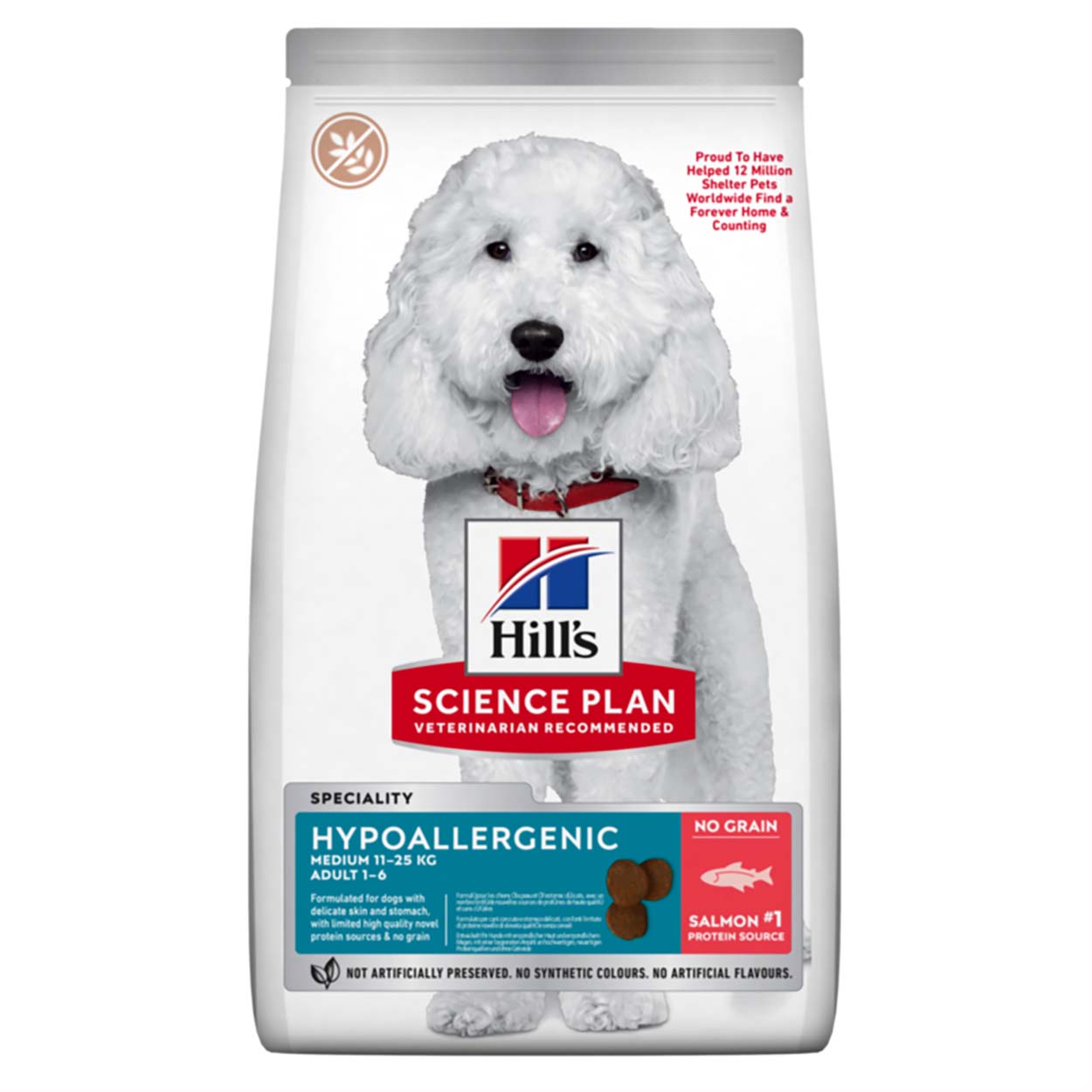 Hills Science Plan Hund Hypoallergenic Medium Adult Lachs 14kg