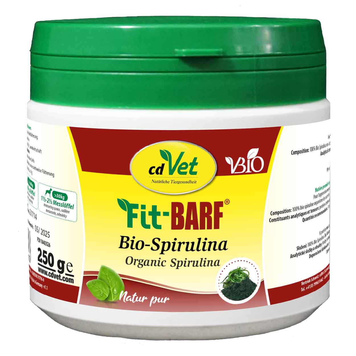 cdVet Fit-BARF Bio-Spirulina 250g