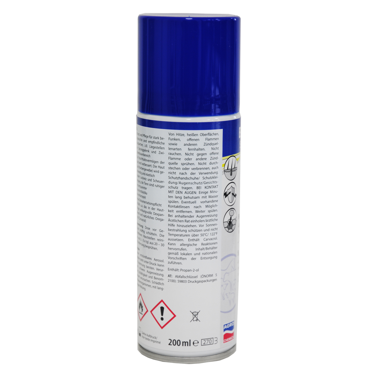 Agrochemica Hautpflege Blue Spray 200ml