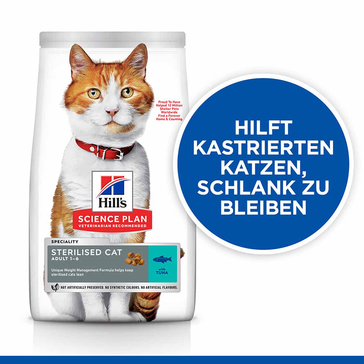 Hills Science Plan Katze Sterilised Cat Adult Thunfisch 10kg