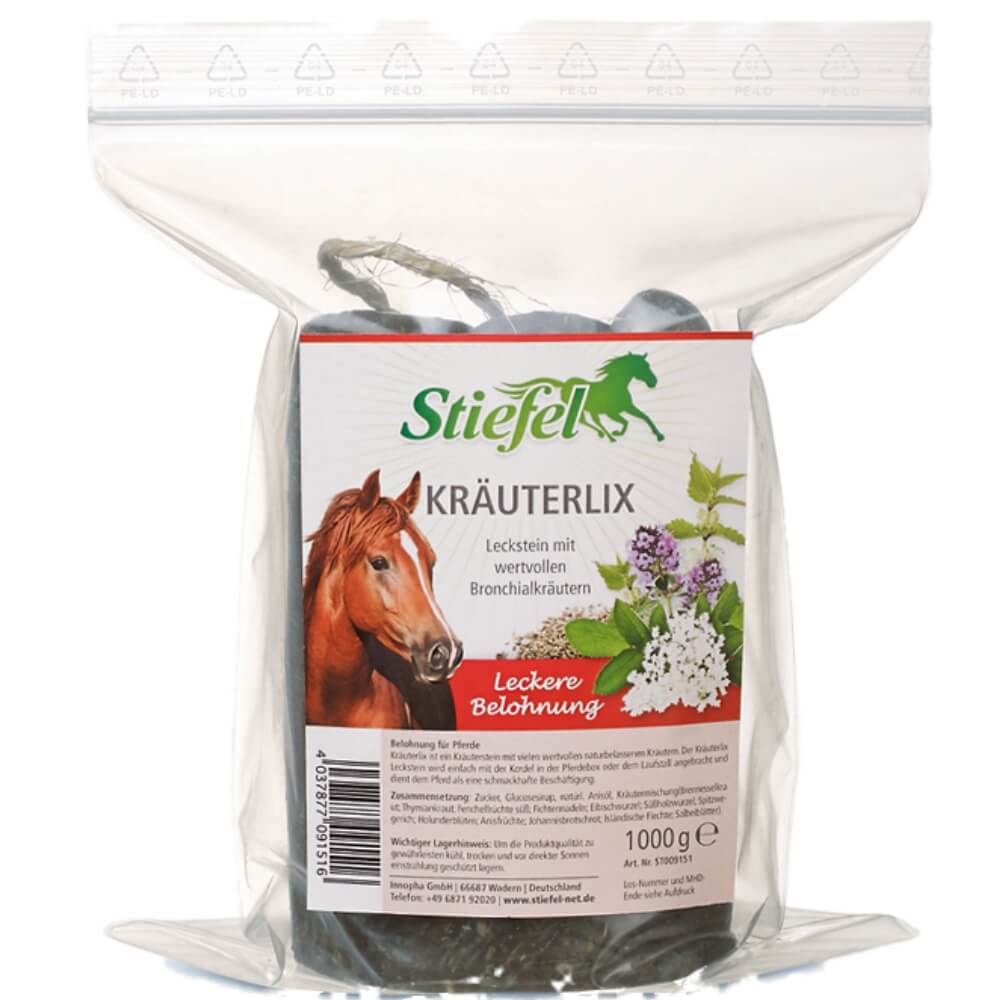 Stiefel Kräuterlix Leckstein 1kg