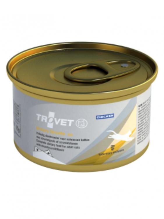 Trovet Urinary Struvite ASD Katze Huhn 12x100g