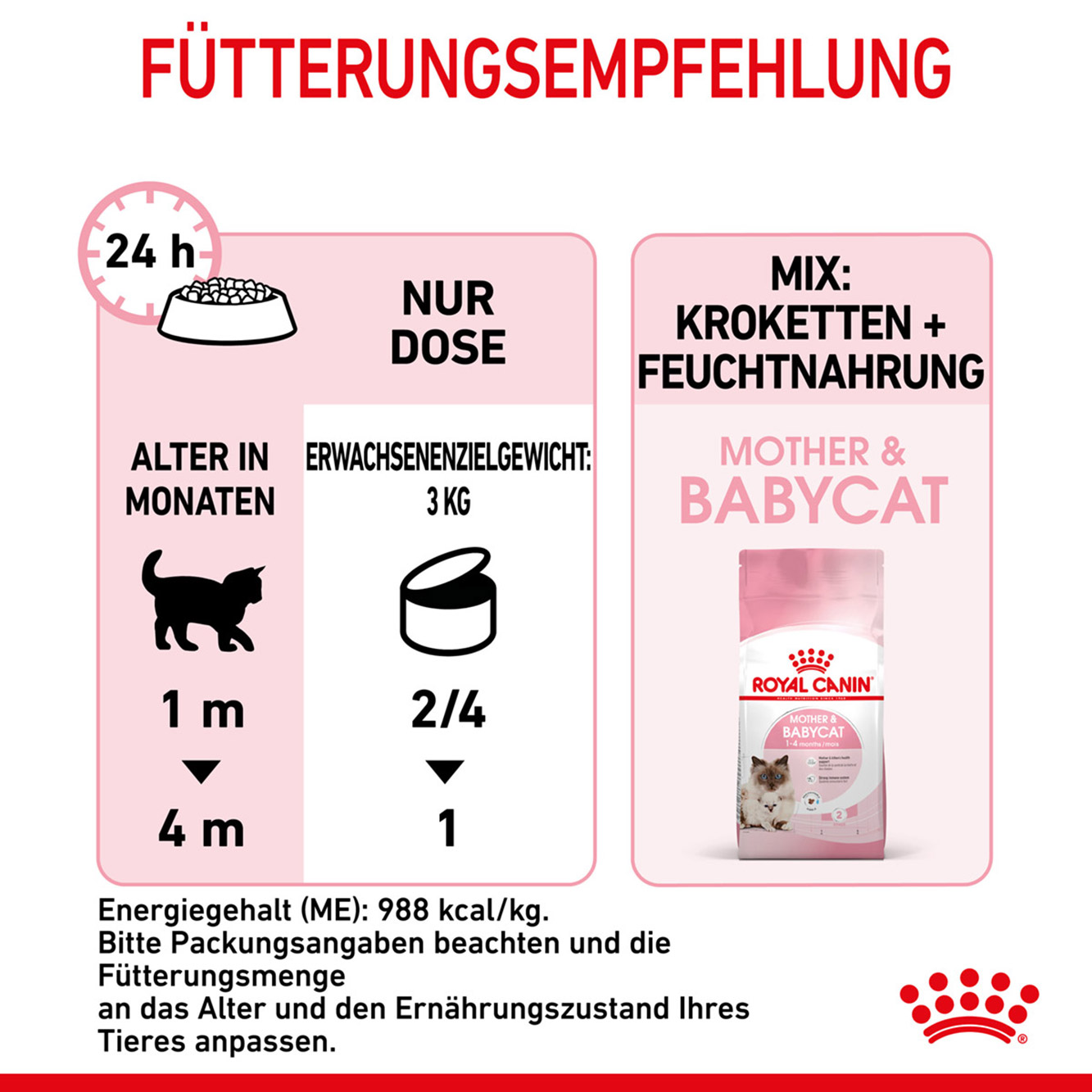 Royal Canin Katze Mother & Babycat Mousse 12x195g