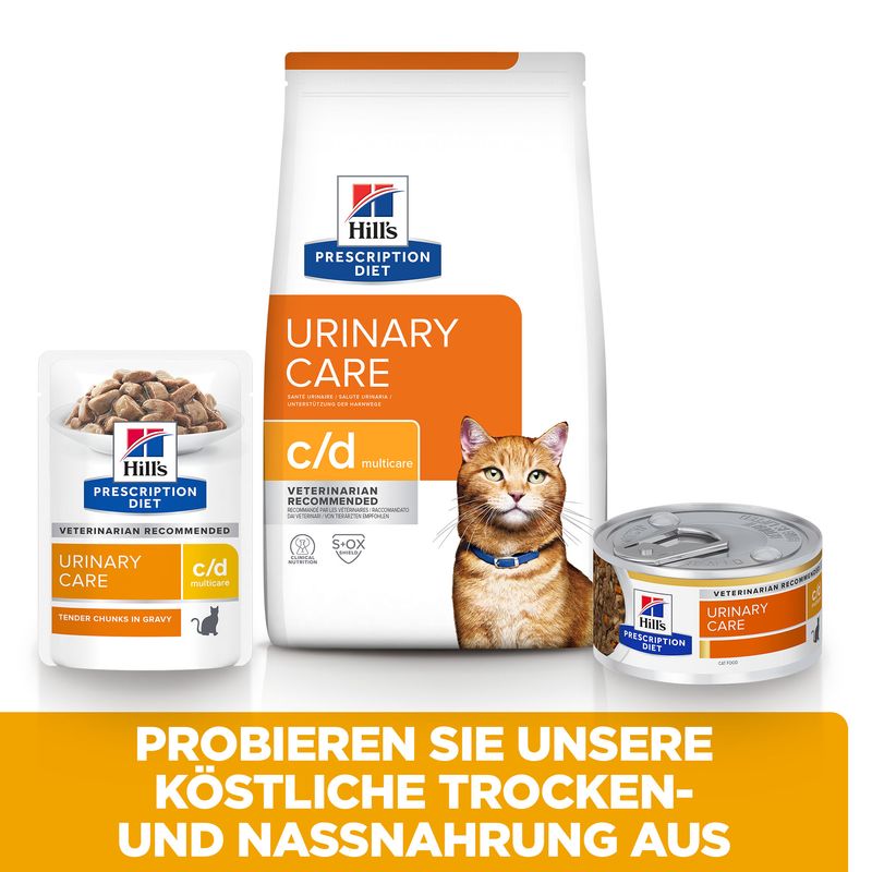 Hills Feline c/d multicare Lachs 12x85g MHD 12-2024