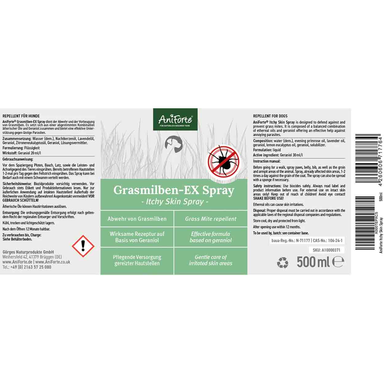 AniForte Grasmilben Ex 500ml