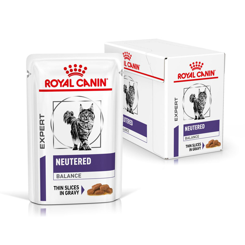 Royal Canin Katze Neutered Balance feine Stückchen in Soße 12x85g