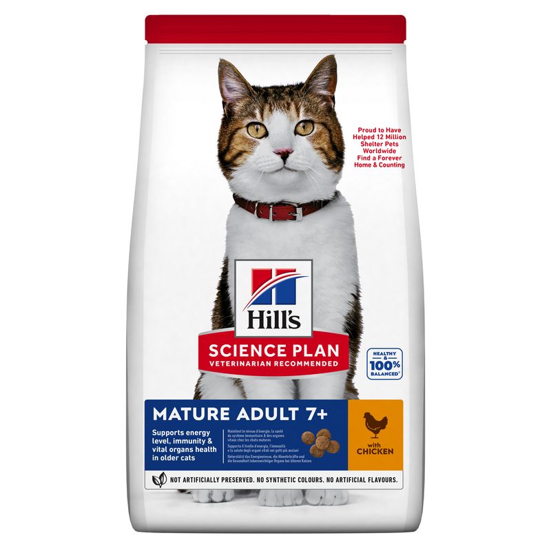 Hills Science Plan Katze Mature Adult 7+ Huhn 10kg