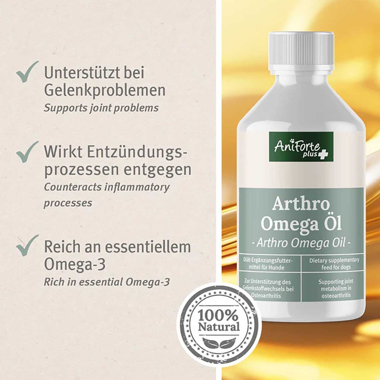 AniForte plus Arthro Omega Öl 250ml