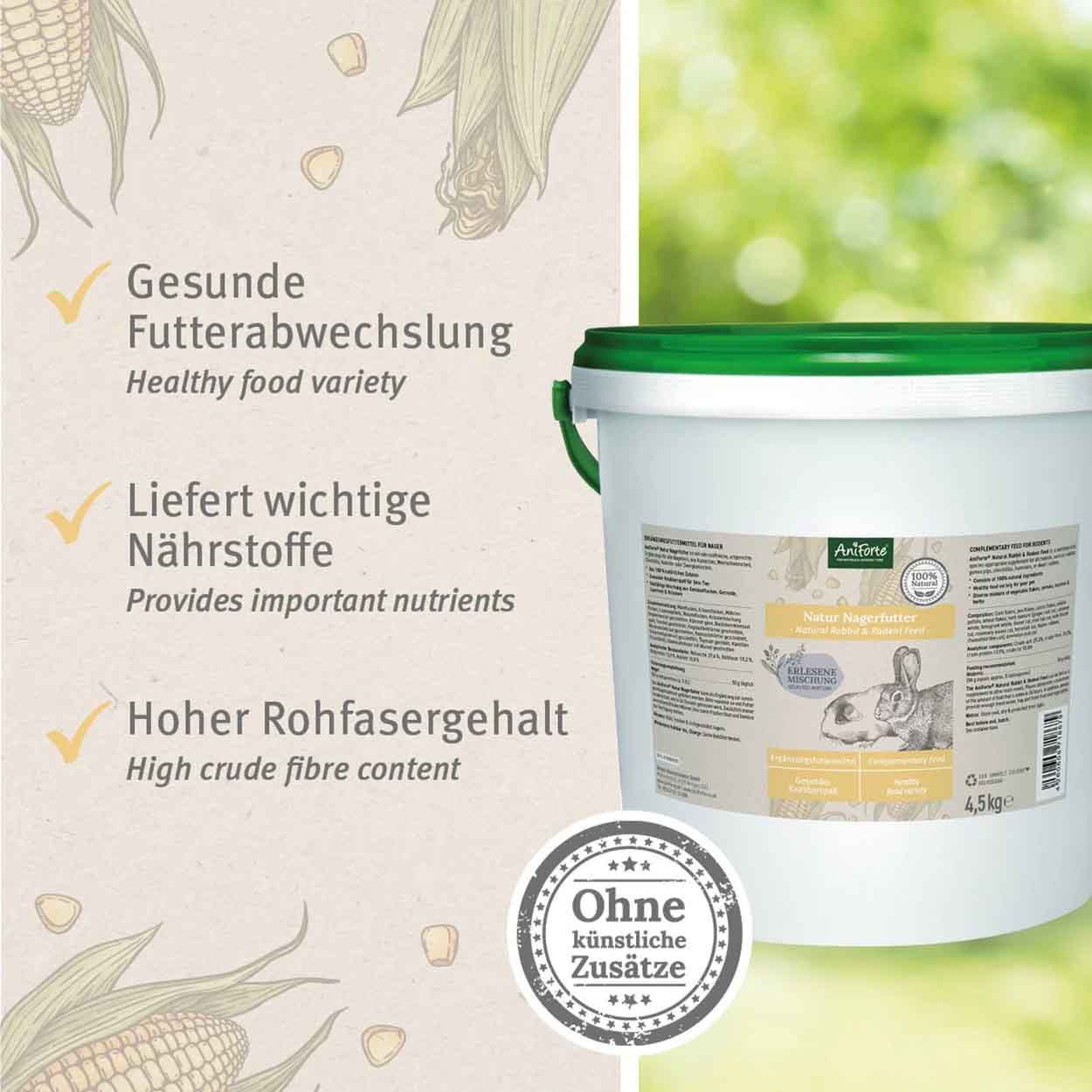 AniForte Natur-Nagerfutter 4500g