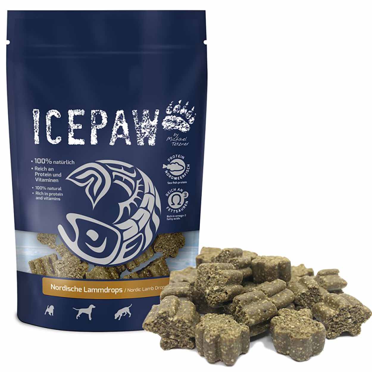 Icepaw Nordische Lammdrops 300g