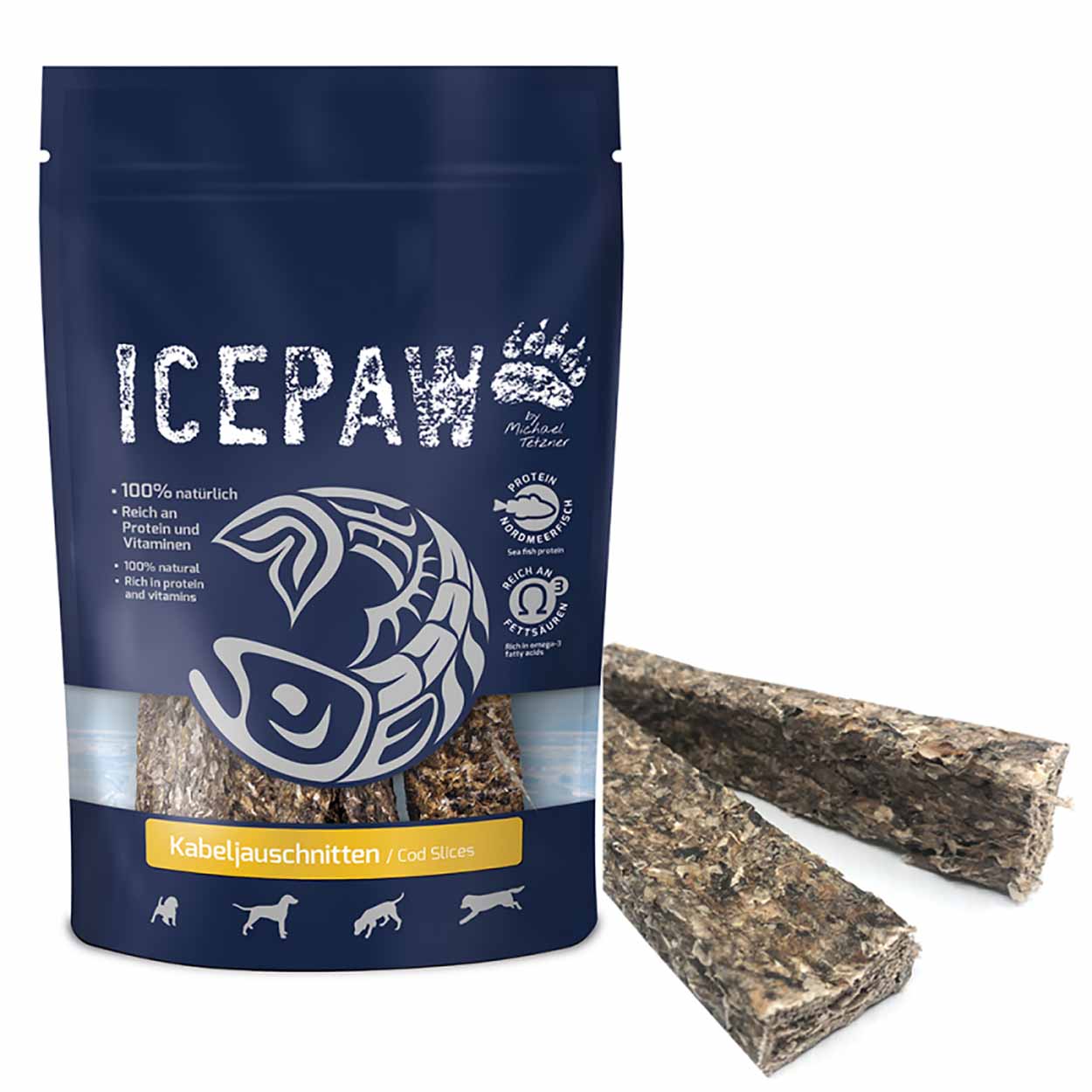 Icepaw Kabeljauschnitten 4 Stk