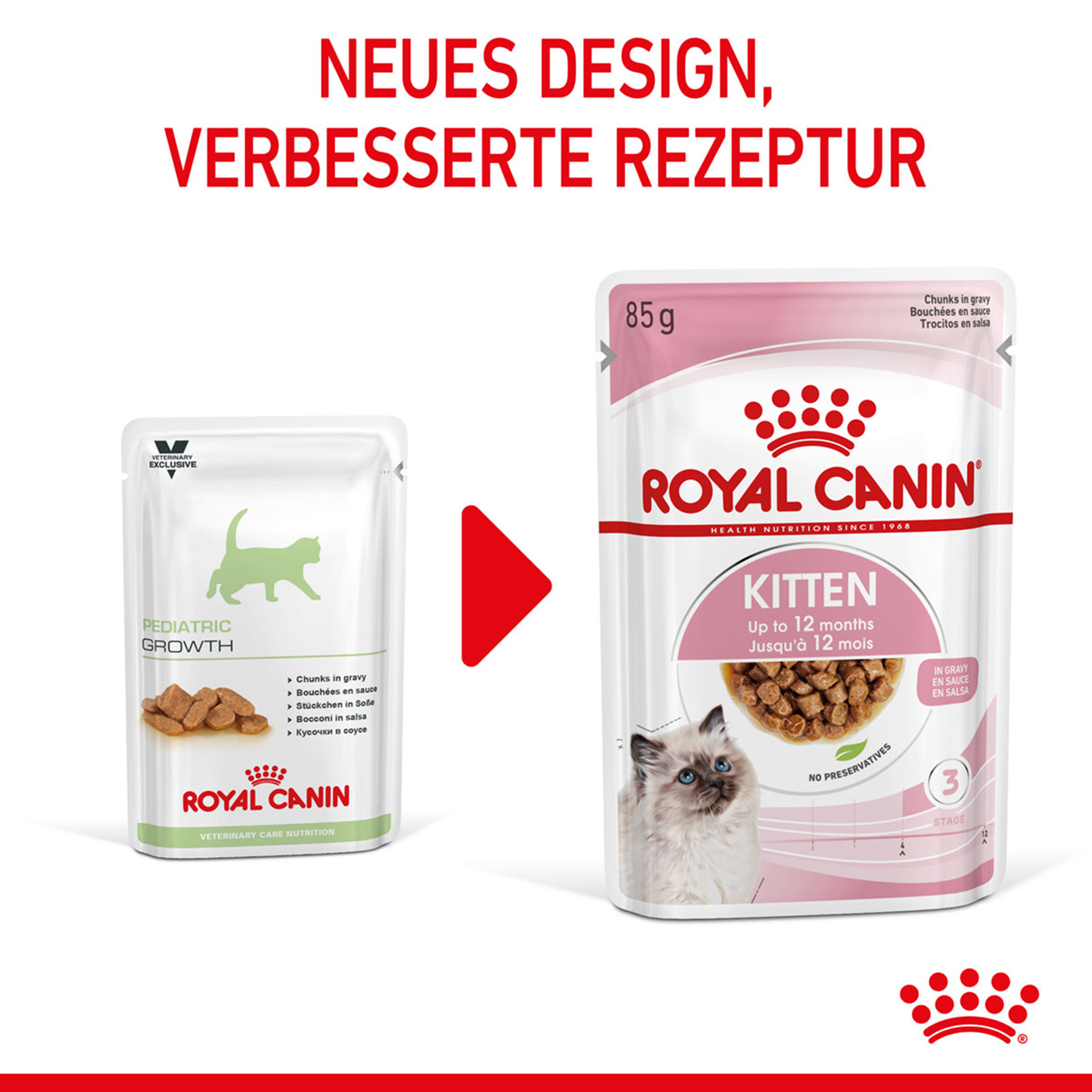 Royal Canin Katze Kitten Soße 12x85g