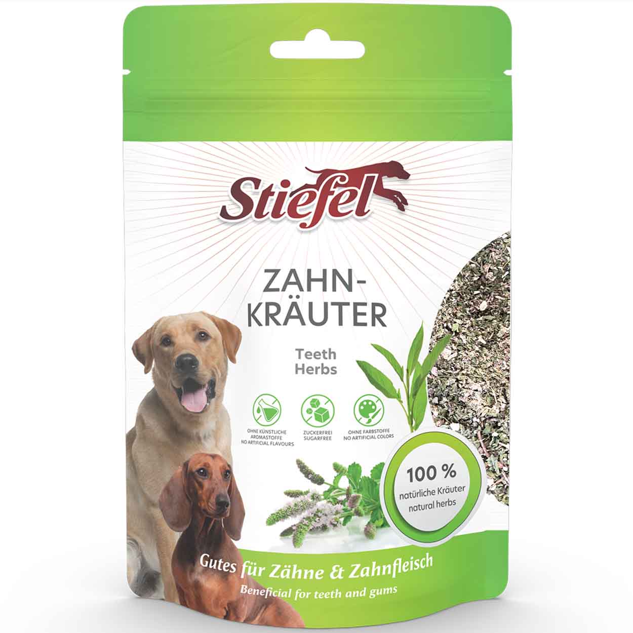 Stiefel Zahnkräuter Hund 100g