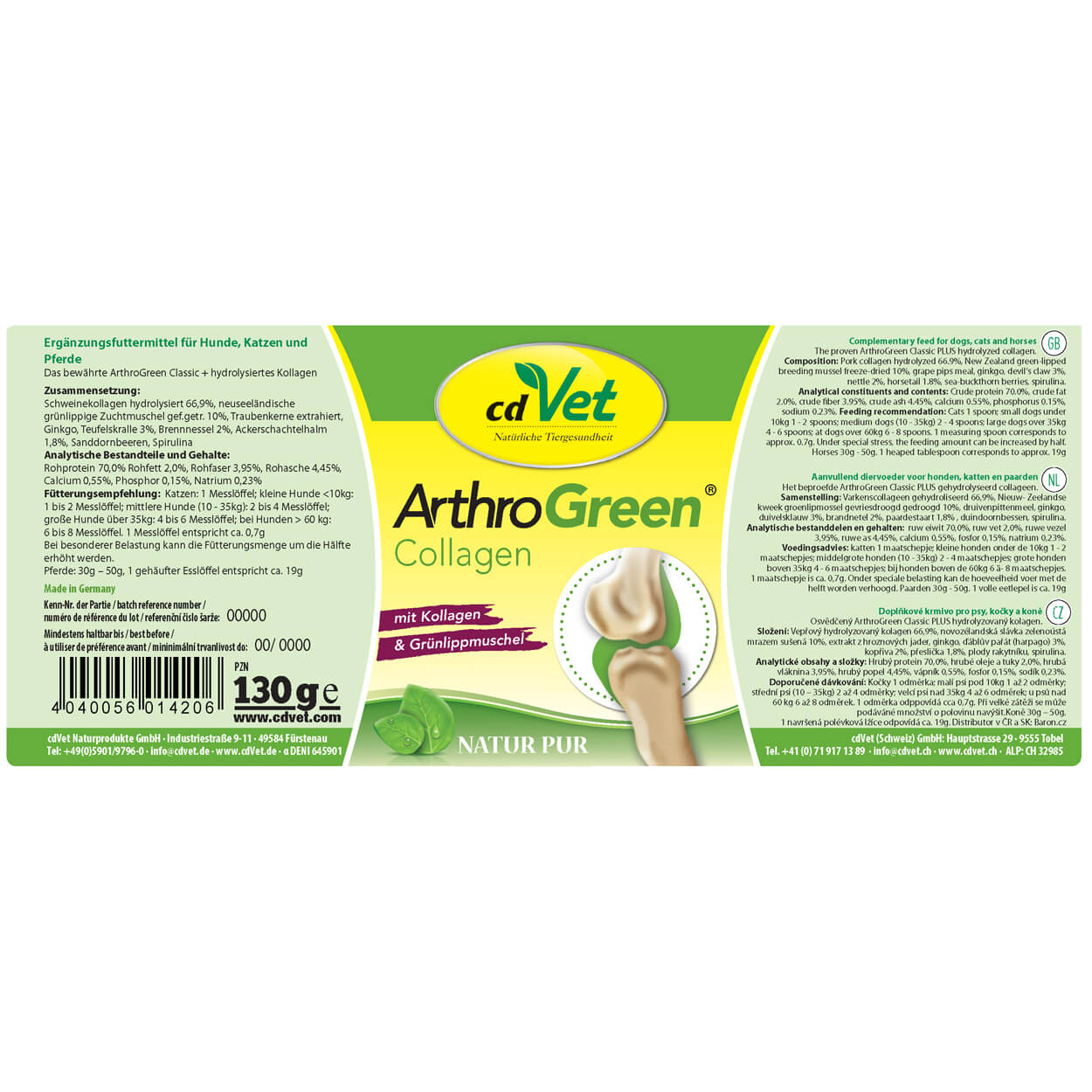 cdVet ArthroGreen Collagen