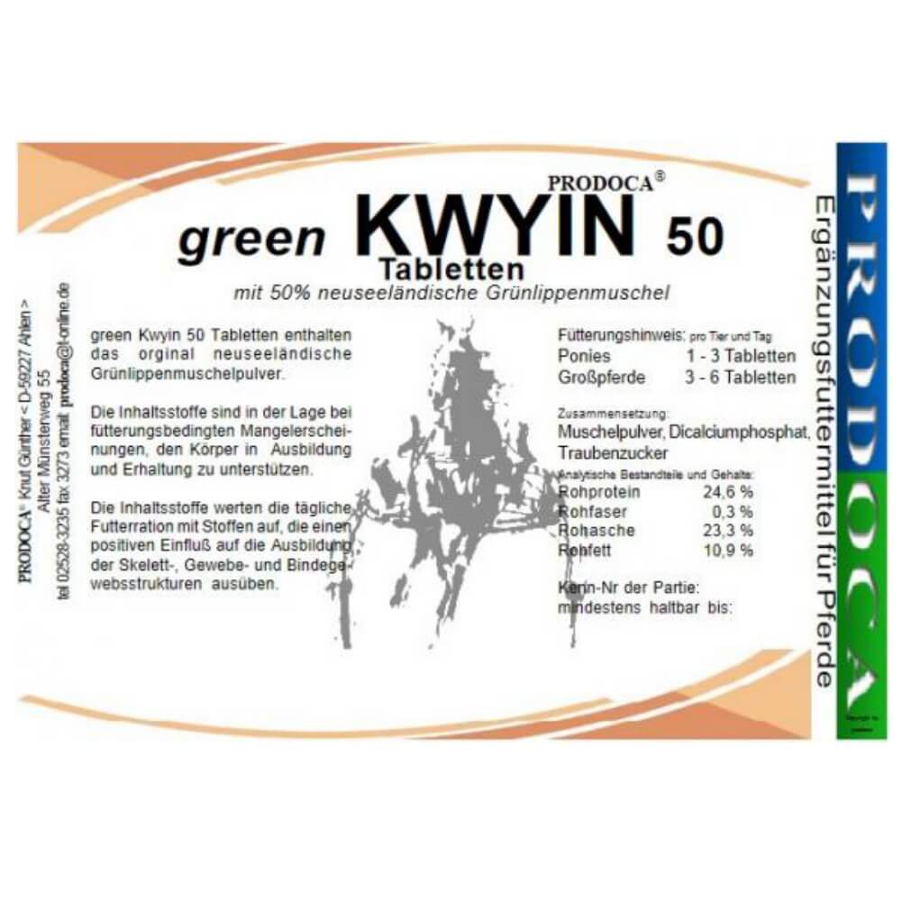 Prodoca Kwyin 50 Pferd Tabs