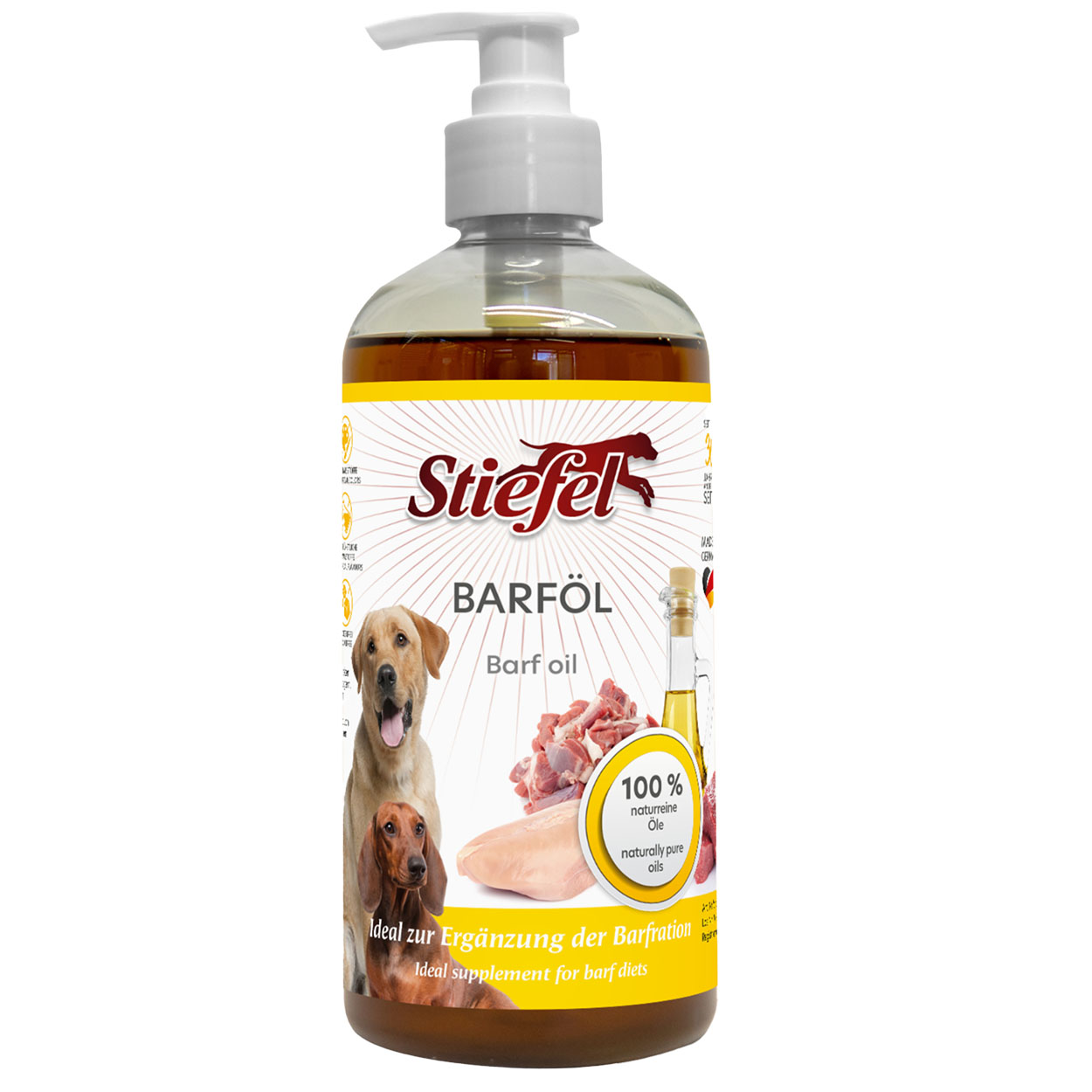 Stiefel Barföl Hund 500ml