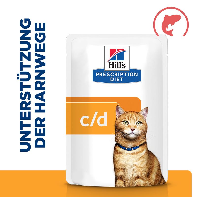 Hills Feline c/d multicare Lachs 12x85g MHD 12-2024