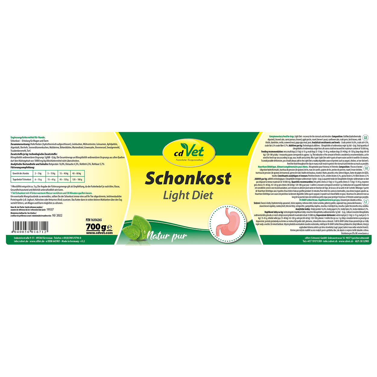 cdVet Schonkost 350g