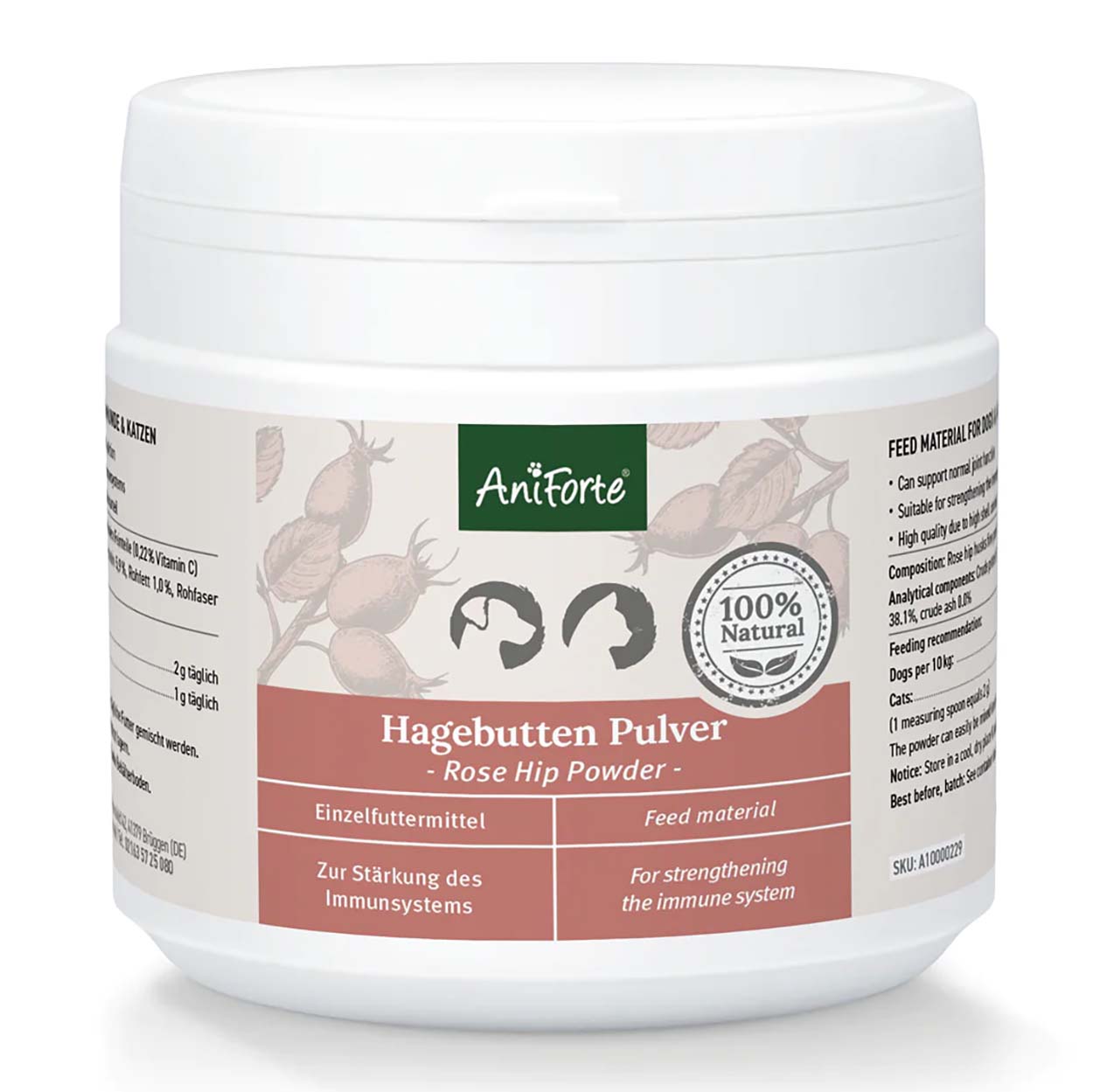 AniForte Hagebutten Pulver 250g