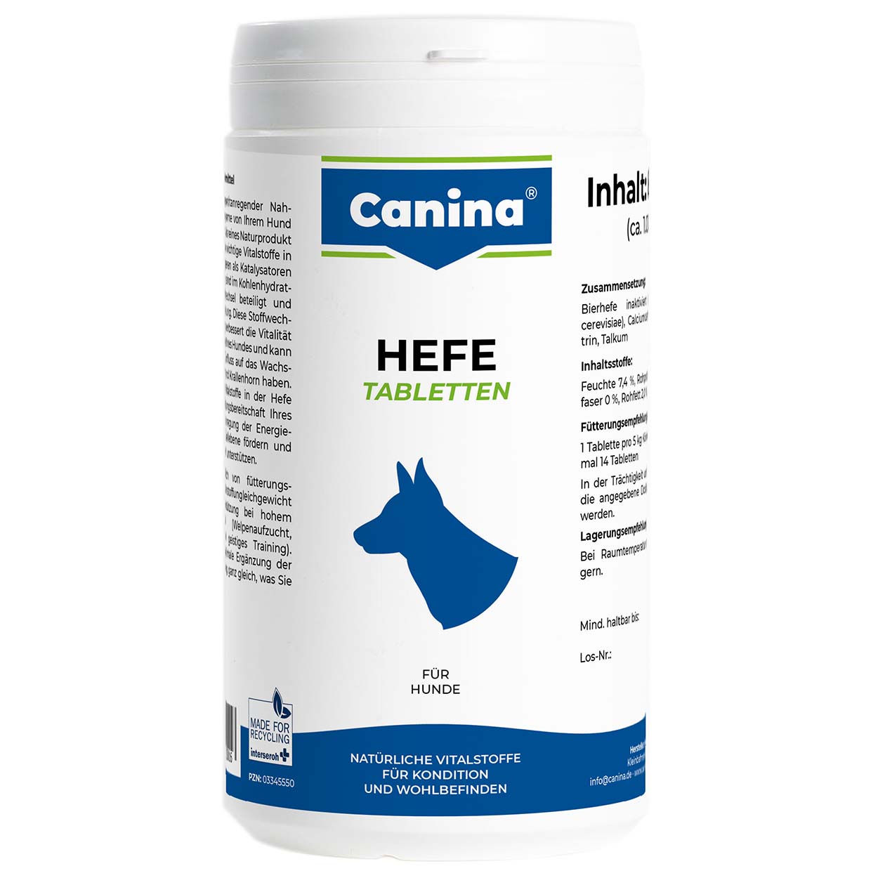 Canina Hefe Tabletten