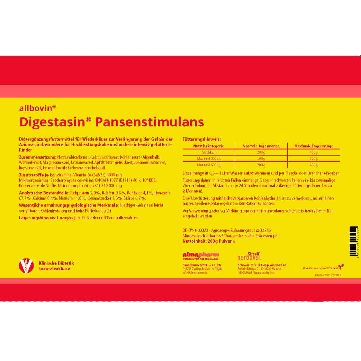 allbovin Digestasin Pansenstimulans