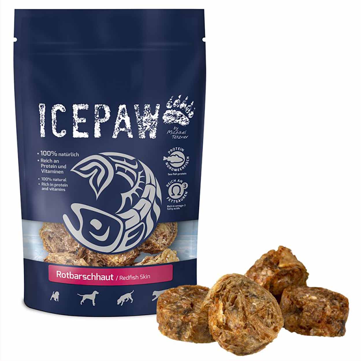 Icepaw Rotbarschhaut 100g