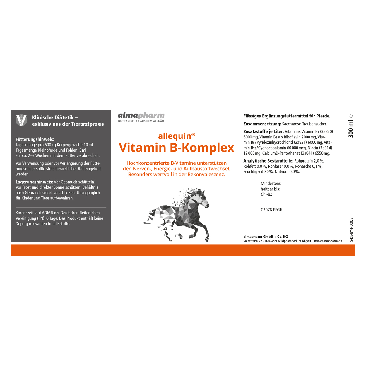 allequin Vitamin B Komplex 300ml