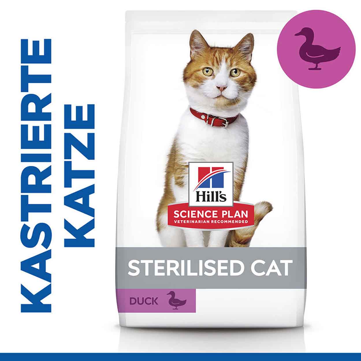 Hills Science Plan Katze Sterilised Cat Adult Ente 10kg