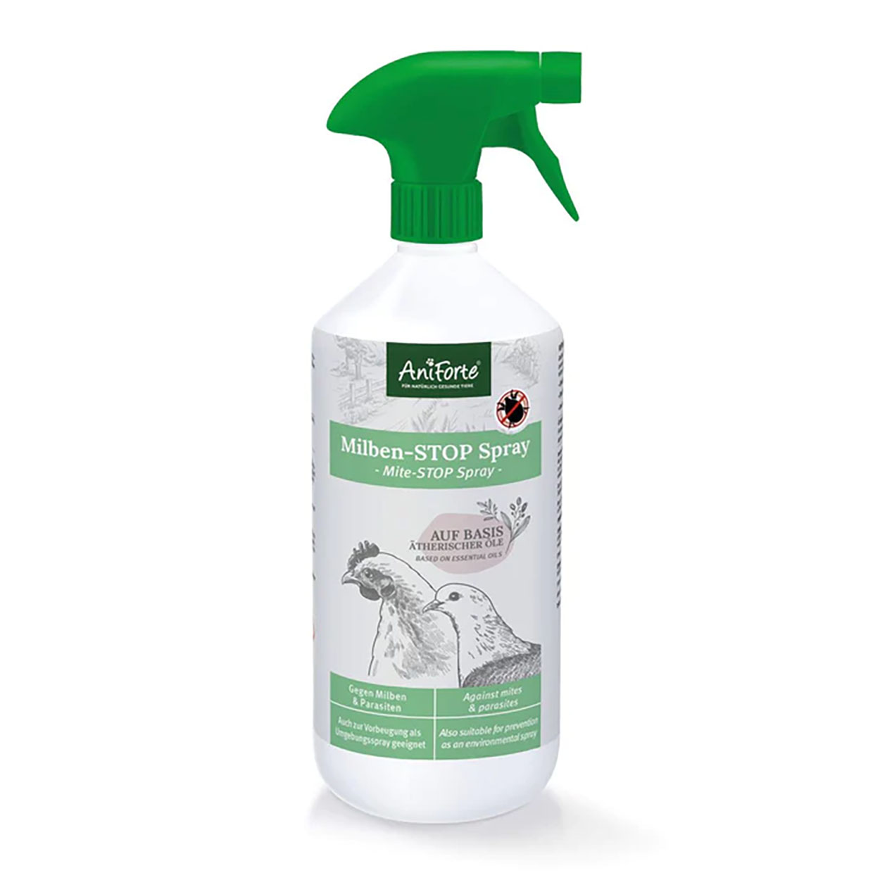 AniForte Milben Stop Spray für Geflügel 1000ml