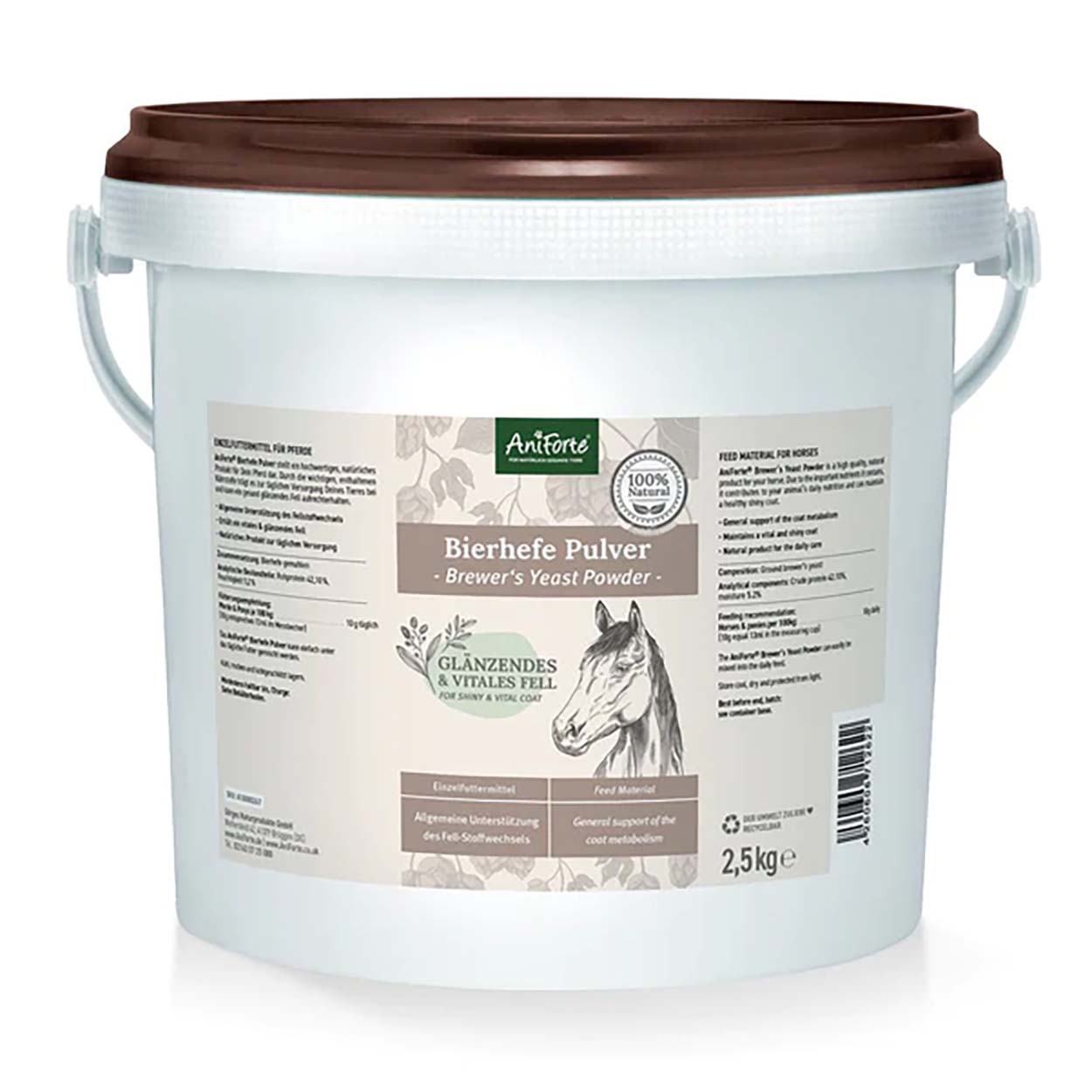 AniForte Pferd Bierhefe Pulver 2,5kg