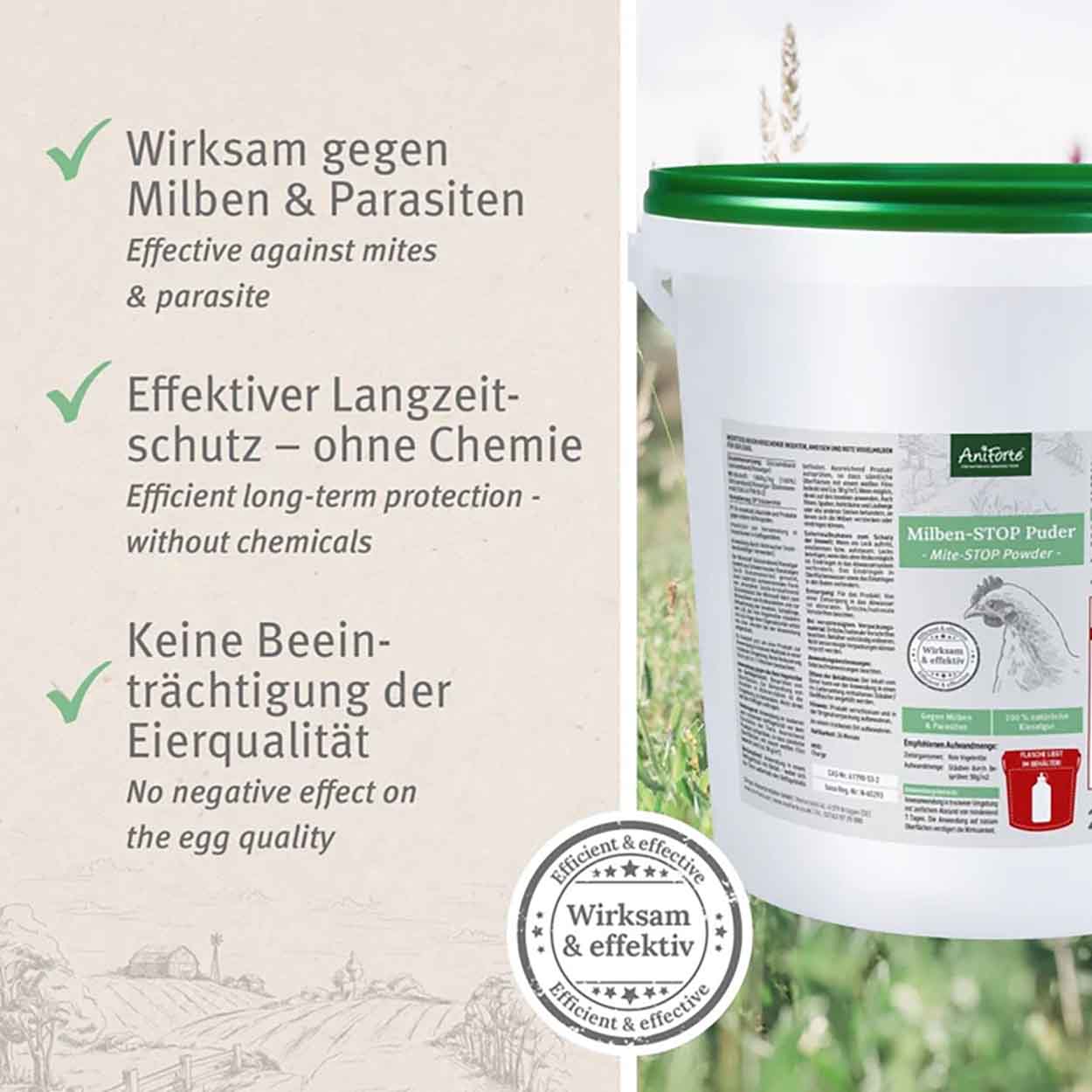 AniForte Milben-Stop Puder 2kg