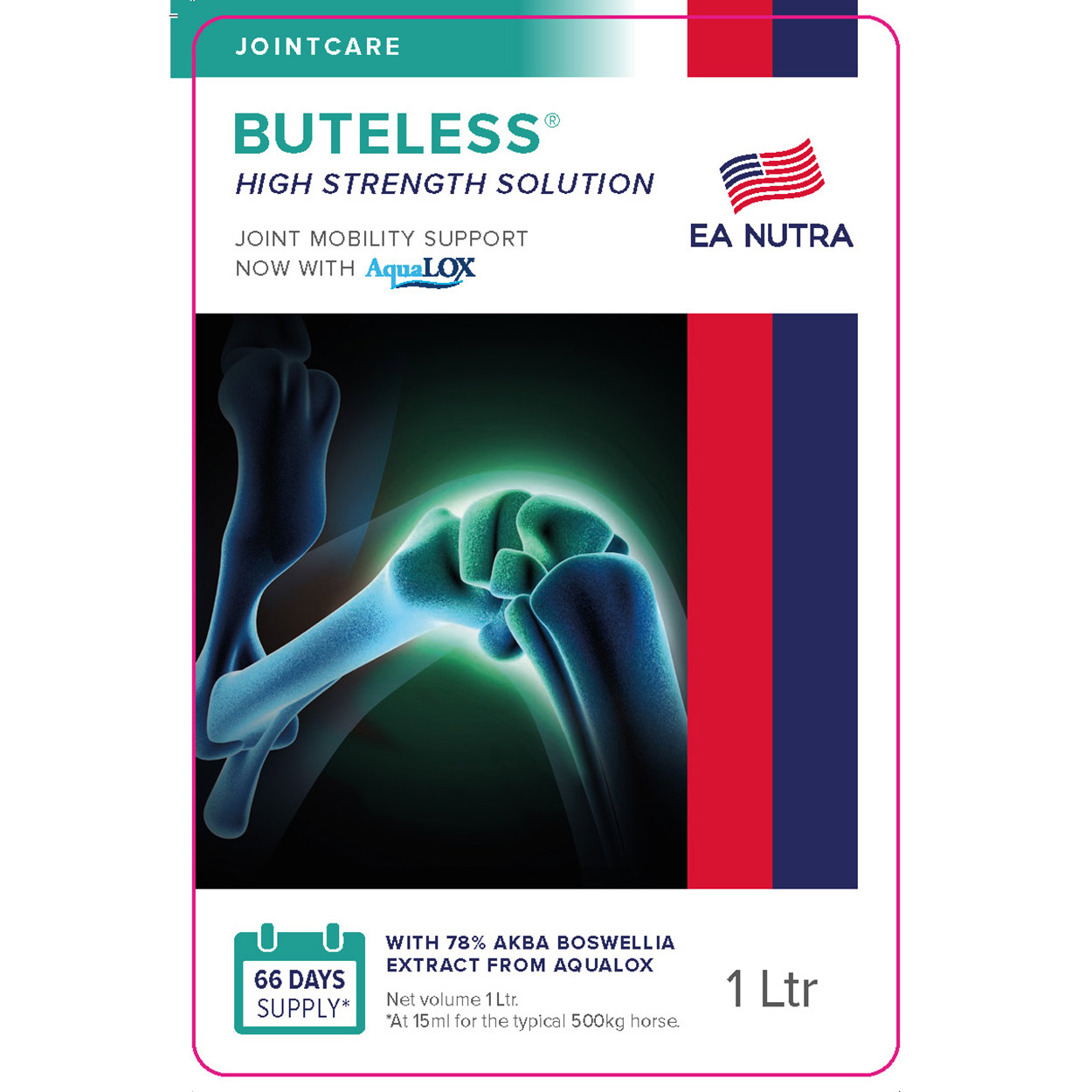 Equine Nutra Buteless high strength 1000ml