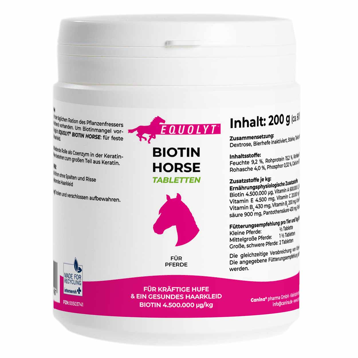 Canina Equolyt Biotin Horse Tabletten