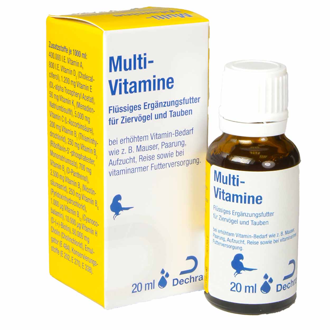 Multi-Vitamine für Ziervögel