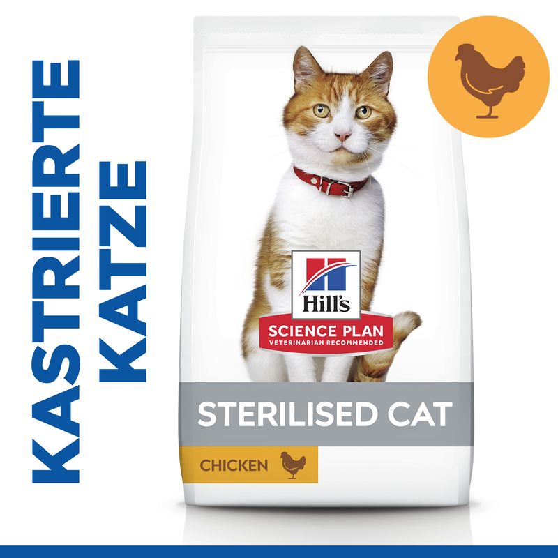 Hills Science Plan Katze Sterilised Cat Adult Huhn 10kg