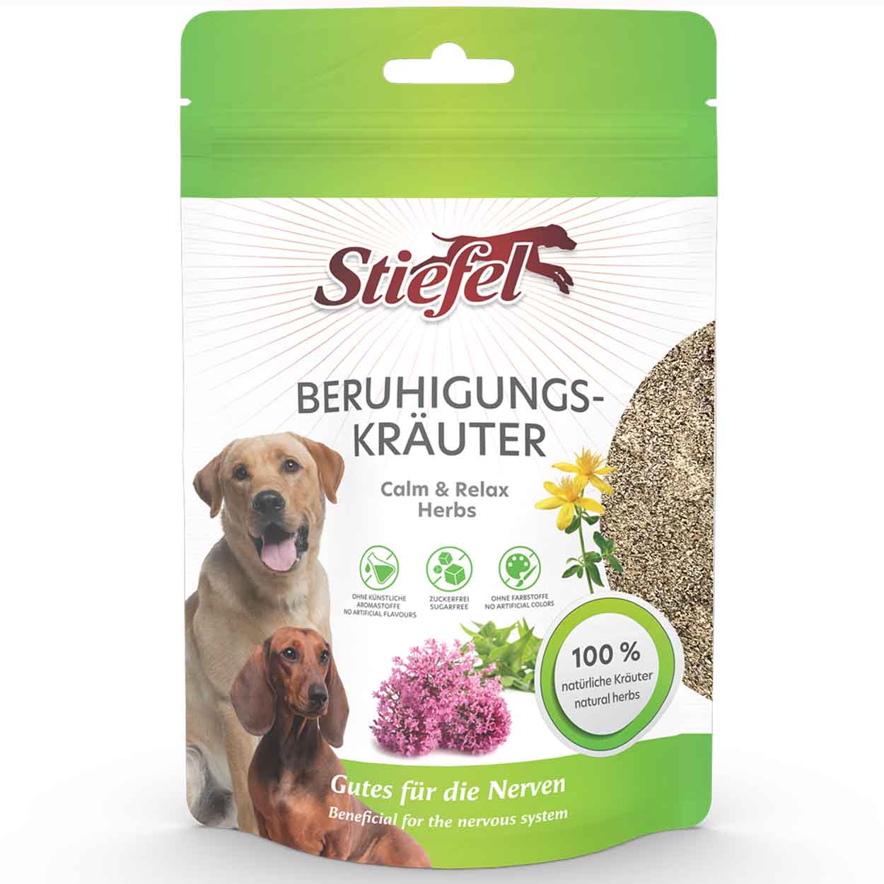 Stiefel Beruhigungskräuter Hund 100g