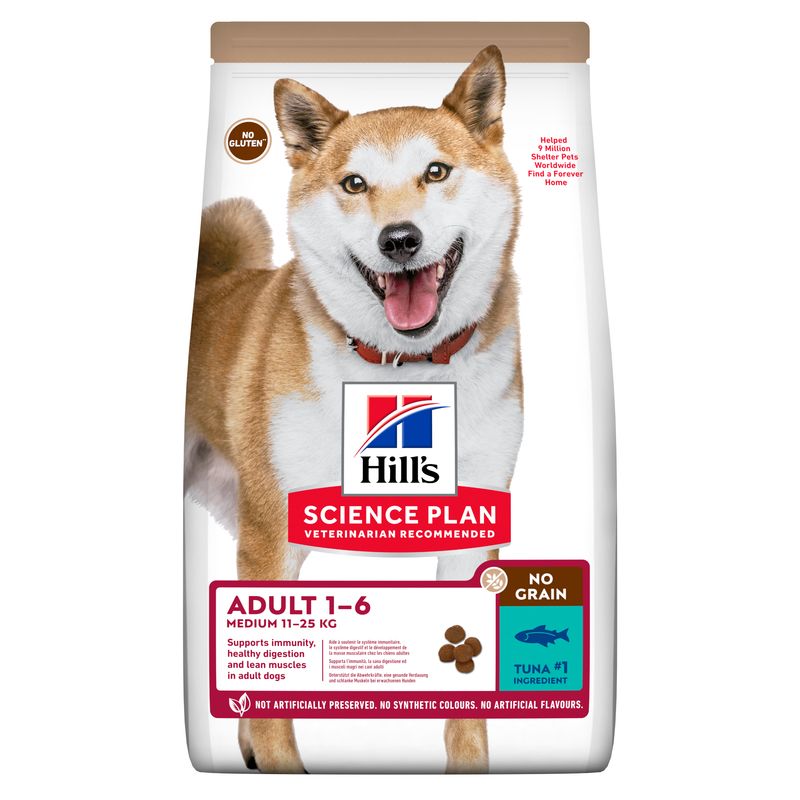 Hills Science Plan Hund no Grain Medium Adult Thunfisch 14kg