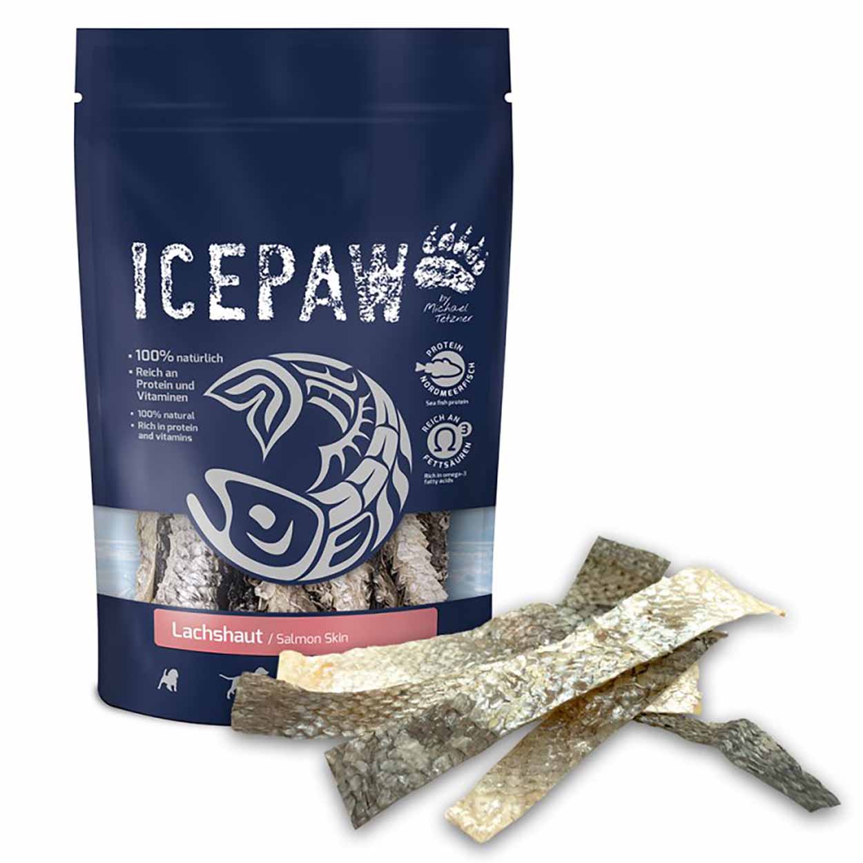 Icepaw Lachshaut 50g